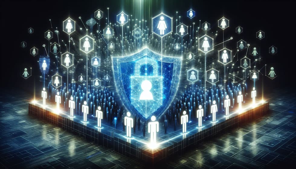 Illustration of digital identities